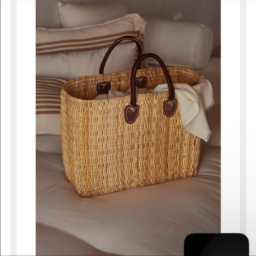 Monday Swimwear Straw tote large